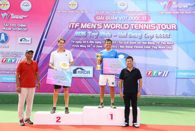 Ly Hoang Nam was crowned Tay Ninh professional tennis tournament - Photo 2.