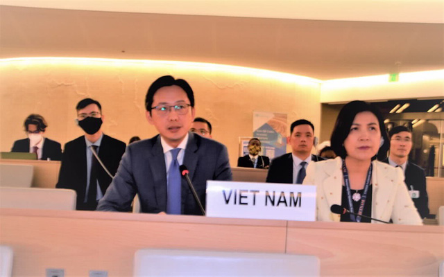 Hội đồng Nhân quyền LHQ thông qua nghị quyết do Việt Nam đề xuất - Ảnh 1.