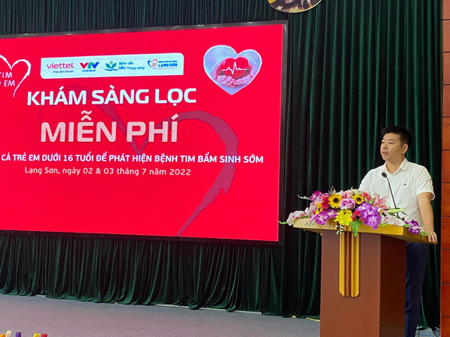 Chương trình “Trái tim cho em” tổ chức khám sàng lọc bệnh tim bẩm sinh tại tỉnh Lạng Sơn - Ảnh 3.