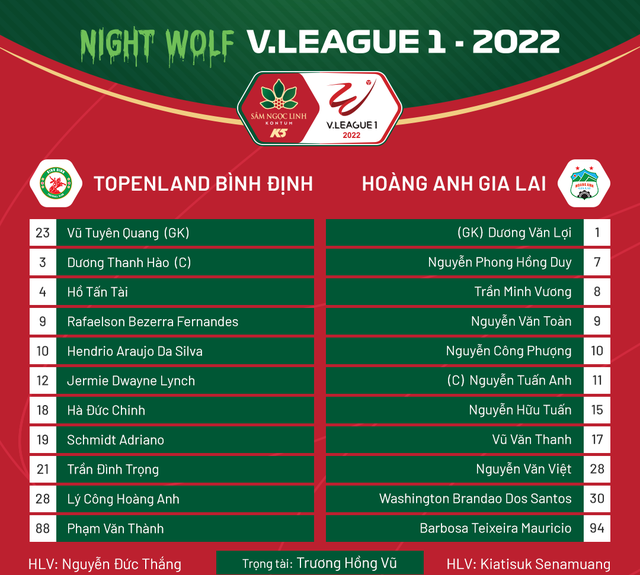 Video Highlights | Topenland Bình Định 1-1 HAGL | Vòng 5 V.League 1-2022 - Ảnh 1.