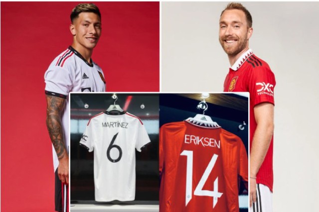 Man Utd công bố số áo của bộ đôi Eriksen và Martinez - Ảnh 1.
