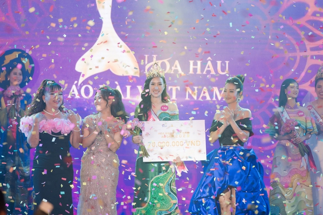Người đẹp Tuyên Quang đăng quang Hoa hậu áo dài Việt Nam 2022 - Ảnh 1.