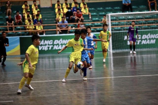 SLNA lên ngôi vô địch Giải Bóng đá Nhi đồng (U11) toàn quốc 2022 - Ảnh 1.