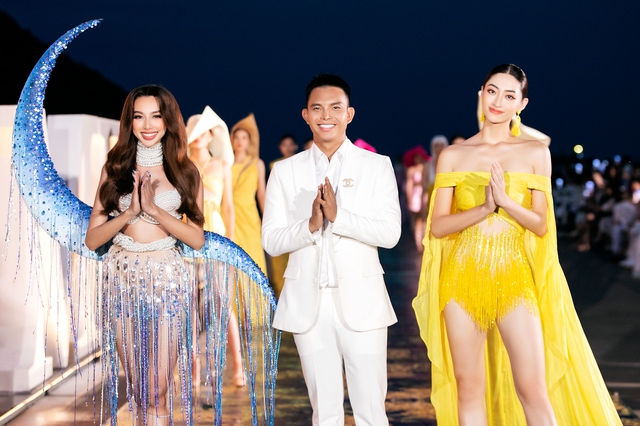 Diễn thời trang dưới mưa, thí sinh Miss World Vietnam 2022 vẫn đẹp hút hồn - Ảnh 6.