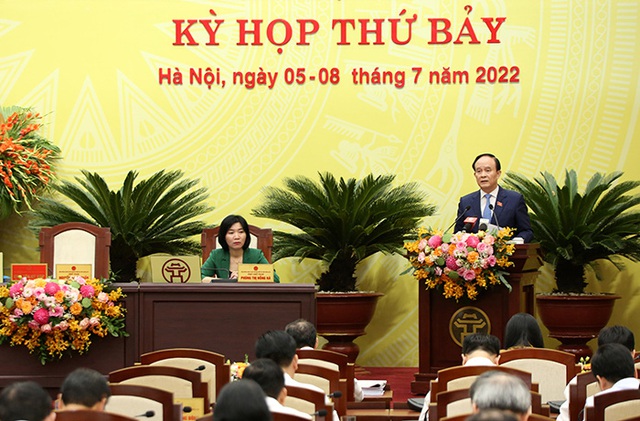 Kỳ họp thứ 7 của HĐND TP Hà Nội bế mạc, thông qua 16 báo cáo, 15 nghị quyết - Ảnh 1.