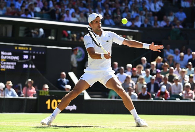 Novak Djokovic có lần thứ 8 vào chung kết Wimbledon - Ảnh 2.