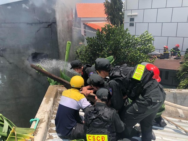 Cháy lớn khiến 3 mẹ con tử vong ở Ninh Thuận - Ảnh 2.