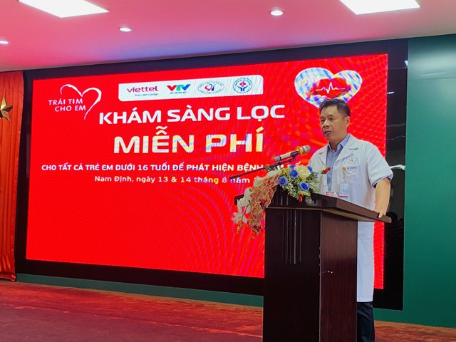 Chương trình “Trái tim cho em” tổ chức khám sàng lọc bệnh tim bẩm sinh tại tỉnh Nam Định - Ảnh 4.