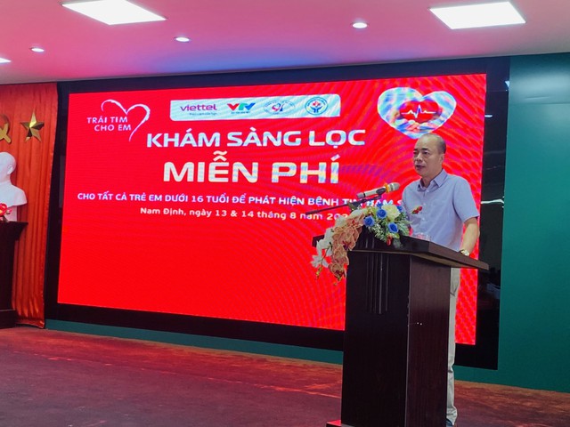 Chương trình “Trái tim cho em” tổ chức khám sàng lọc bệnh tim bẩm sinh tại tỉnh Nam Định - Ảnh 2.