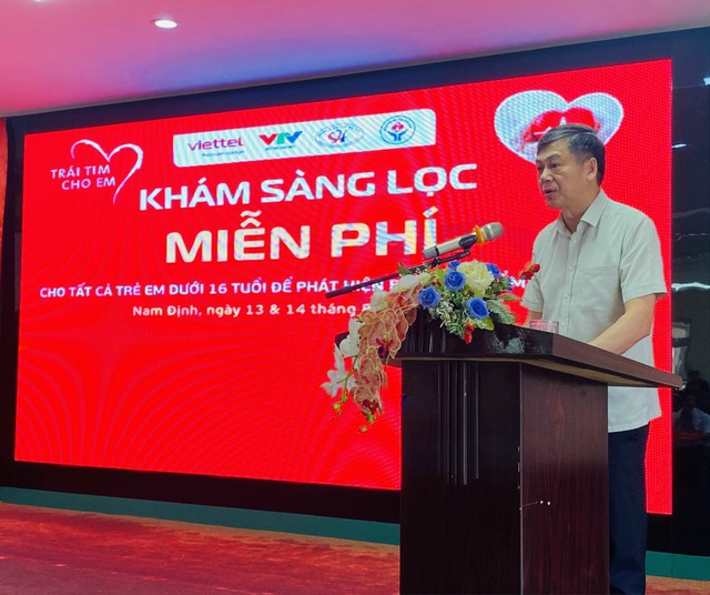Chương trình “Trái tim cho em” tổ chức khám sàng lọc bệnh tim bẩm sinh tại tỉnh Nam Định - Ảnh 1.