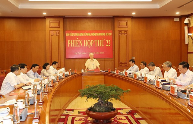 Tổng Bí thư chủ trì Phiên họp Ban Chỉ đạo Trung ương về phòng, chống tham nhũng, tiêu cực - Ảnh 2.