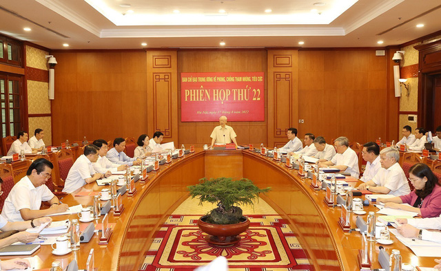 Tổng Bí thư chủ trì Phiên họp Ban Chỉ đạo Trung ương về phòng, chống tham nhũng, tiêu cực - Ảnh 4.