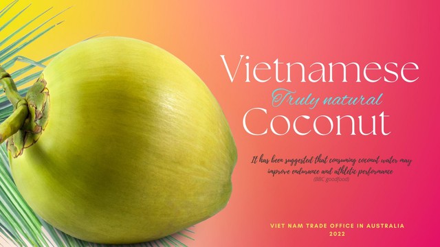 Nước dừa Việt Nam được đưa vào các siêu thị lớn nhất tại Australia - Ảnh 1.