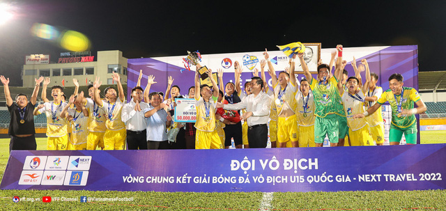 U15 Sông Lam Nghệ An vô địch giải U15 Quốc gia - Ảnh 4.