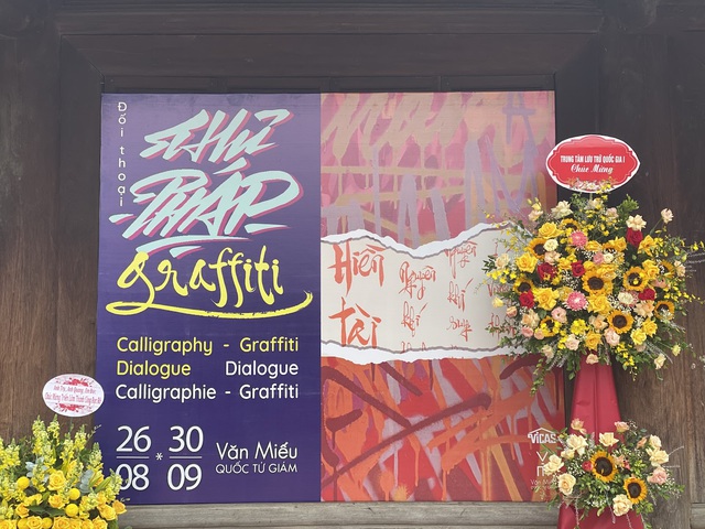 Thư pháp với Graffiti: Cuộc đối thoại nghệ thuật pha chất truyền thống lẫn hiện đại - Ảnh 1.