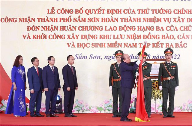 Chủ tịch nước dự lễ khởi công Khu lưu niệm đồng bào, chiến sĩ miền Nam tập kết ra Bắc - Ảnh 2.