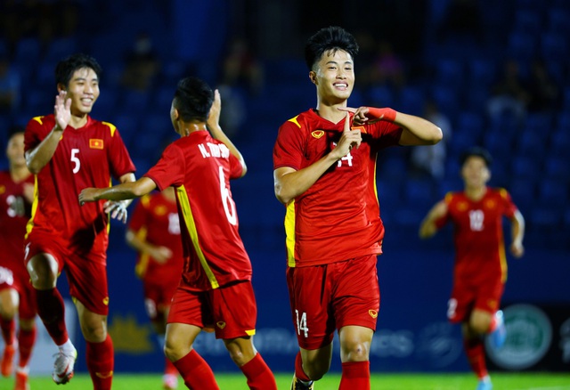 U19 Việt Nam thắng U19 Myanmar 2-0 trong trận ra quân tại giải U19 quốc tế Thanh Niên 2022 - Ảnh 1.