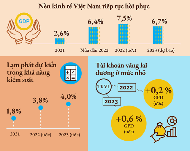 World Bank dự báo GDP Việt Nam tăng trưởng 7,5% năm 2022 - Ảnh 1.