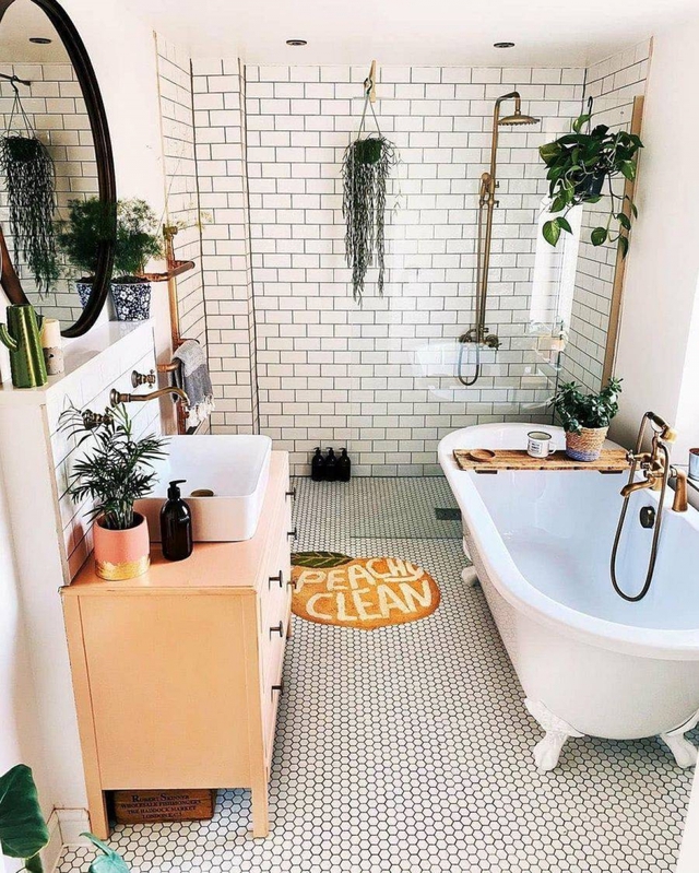 Thiết kế phòng tắm theo phong cách Bohemian mới lạ, độc đáo - Ảnh 2.