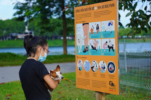 Công viên đầu tiên dành cho thú cưng tại Hà Nội - Ảnh 1.