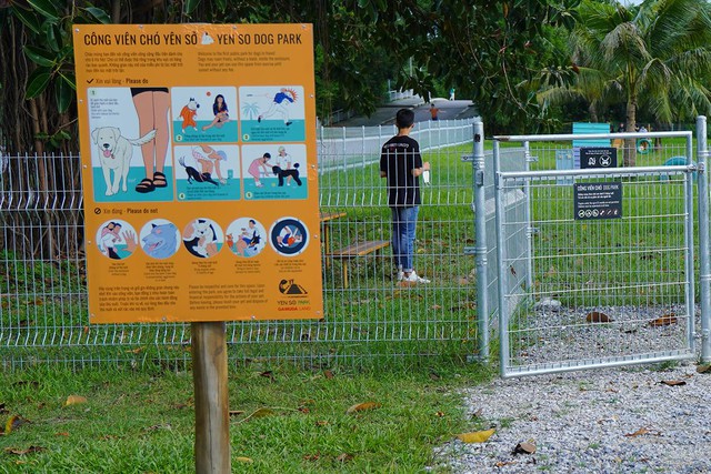 Công viên đầu tiên dành cho thú cưng tại Hà Nội - Ảnh 3.