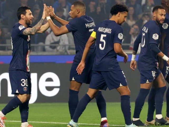 Vòng 8 Ligue 1 | Messi ghi bàn, PSG thắng tối thiểu trước Lyon - Ảnh 2.