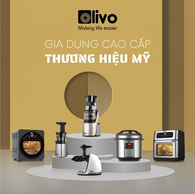 OLIVO - Gia dụng cao cấp thương hiệu Mỹ được yêu thích tại Việt Nam - Ảnh 1.