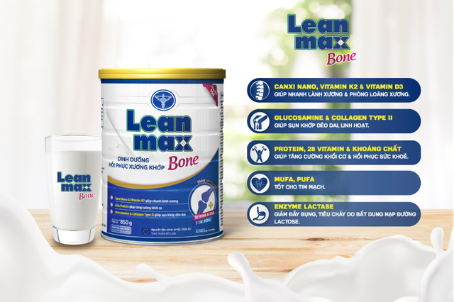 Sữa Leanmax Bone: Dinh dưỡng giúp hồi phục xương khớp hiệu quả - Ảnh 2.