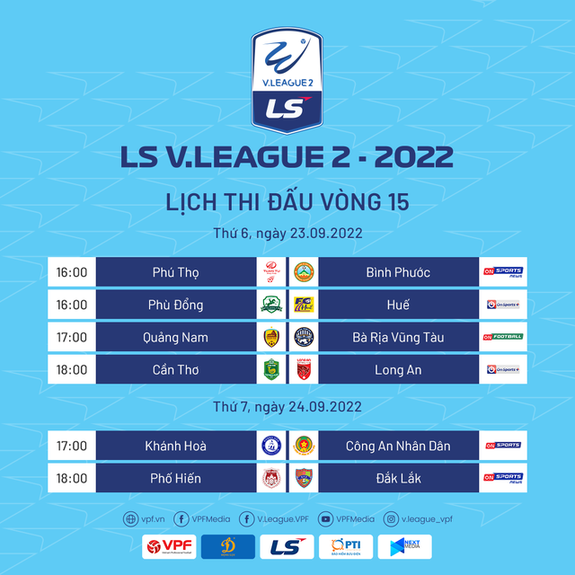 Trước vòng 15 LS V.League 2-2022: “Đại chiến” ở phố biển! - Ảnh 1.