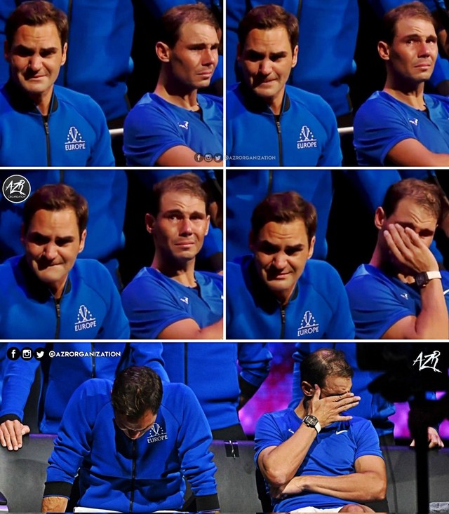 Xúc động khoảnh khắc Nadal rơi lệ ngày Federer giải nghệ - Ảnh 2.