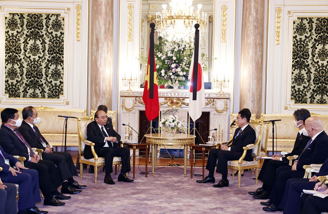 Chủ tịch nước hội đàm với Thủ tướng Nhật Bản - Ảnh 1.