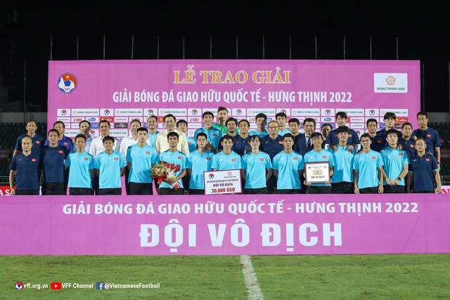 Thắng ĐT Ấn Độ 3-0, ĐT Việt Nam vô địch Giải giao hữu quốc tế – Hưng Thịnh 2022 - Ảnh 10.