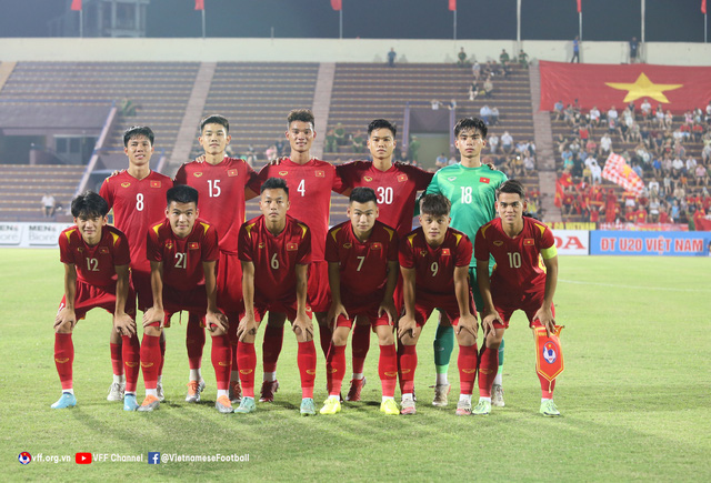 U20 Việt Nam và U20 Palestine bất phân thắng bại trong trận giao hữu trên sân Việt Trì - Ảnh 7.