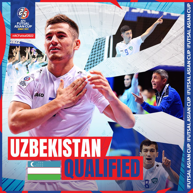 VCK Futsal châu Á 2022: ĐT Uzbekistan sớm giành quyền vào tứ kết   - Ảnh 1.