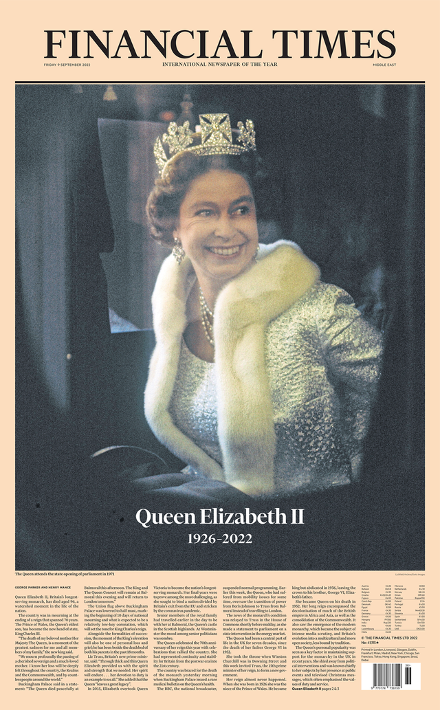 Cách các tờ báo của Vương quốc Anh đưa tin về sự ra đi của Nữ hoàng - Ảnh 6.