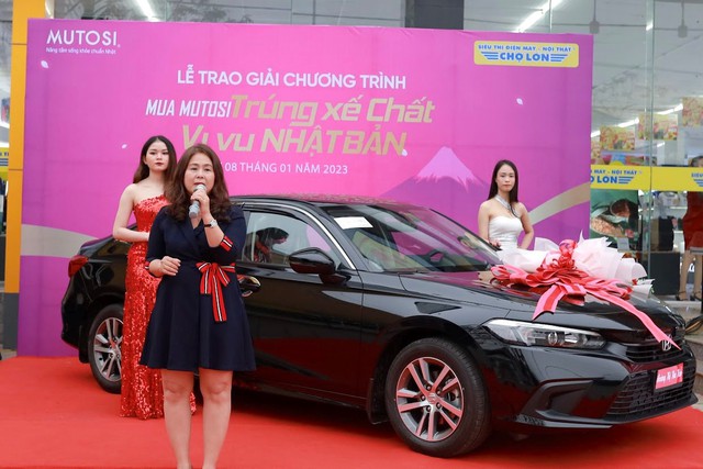 Mutosi trao xế chất Honda Civic E 2022 cho khách hàng may mắn - Ảnh 3.