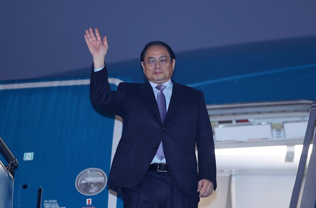 Thủ tướng Phạm Minh Chính lên đường thăm chính thức CHDCND Lào - Ảnh 1.