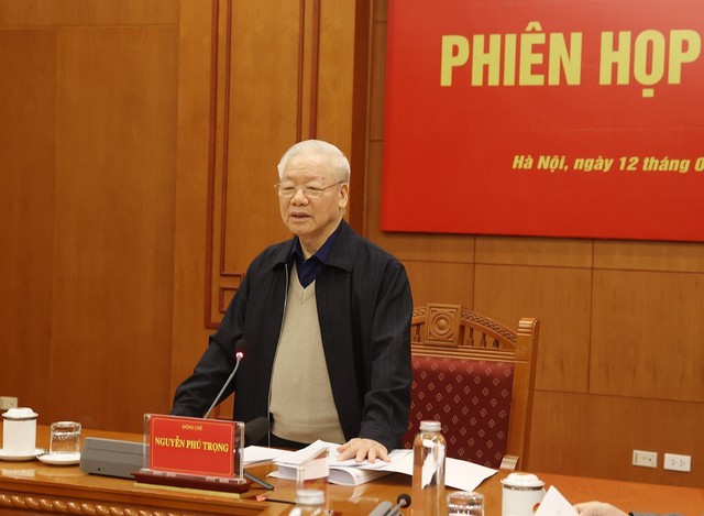 Tổng Bí thư Nguyễn Phú Trọng chủ trì Phiên họp Ban chỉ đạo Trung ương về phòng, chống tham nhũng - Ảnh 4.