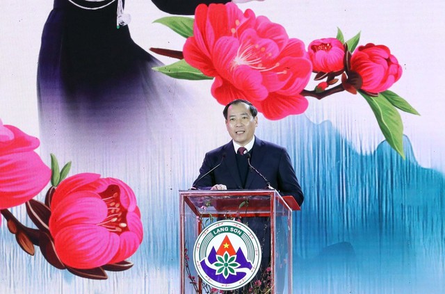 Khai mạc Lễ hội hoa đào xứ Lạng 2023 - Ảnh 1.