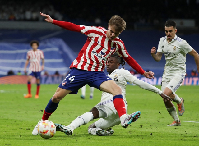 Real đánh bại Atletico trong trận derby Madrid tại tứ kết Cúp Nhà vua   - Ảnh 1.