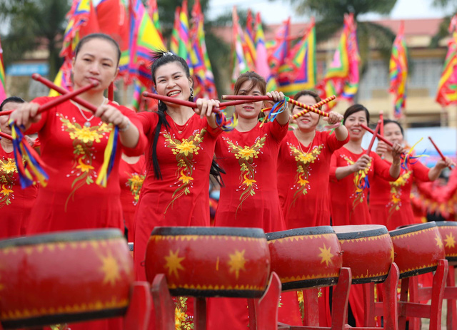 Lễ hội Tịch điền Đọi Sơn 2023: Tái hiện truyền thống Dĩ nông vi bản - Ảnh 6.