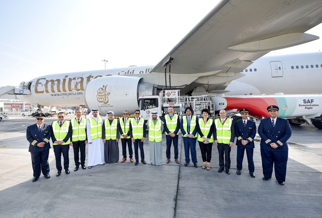 Emirates thử nghiệm máy bay chạy bằng 100% nhiên liệu hàng không bền vững - Ảnh 2.