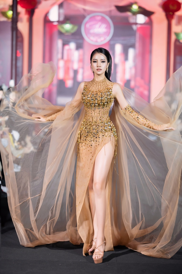 Dàn Hoa hậu, Á hậu đọ sắc tại show thời trang chào năm mới 2023 - Ảnh 3.