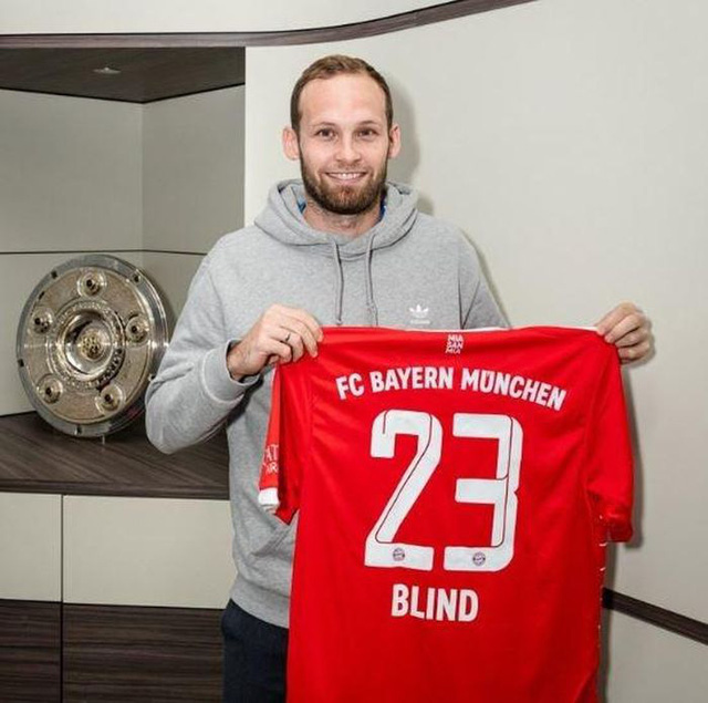 Cựu hậu vệ MU Daley Blind gia nhập Bayern Munich - Ảnh 1.