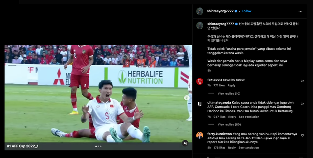 AFF Cup 2022: HLV Indonesia phàn nàn ĐT Việt Nam chơi thô bạo - Ảnh 1.