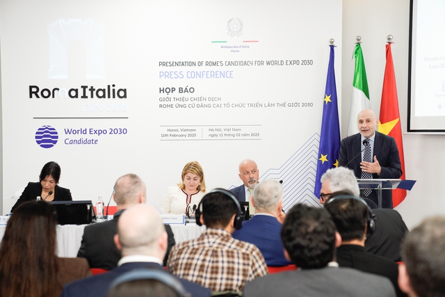 Italy giới thiệu chiến dịch Roma ứng cử đăng cai tổ chức World Expo 2030 tại Việt Nam - Ảnh 2.