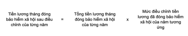 Mức lương mới áp dụng để đóng bảo hiểm xã hội, tính lương hưu - Ảnh 2.