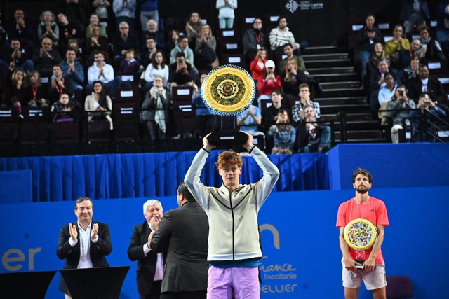 Jannik Sinner giành chức vô địch giải quần vợt Montpellier - Ảnh 2.