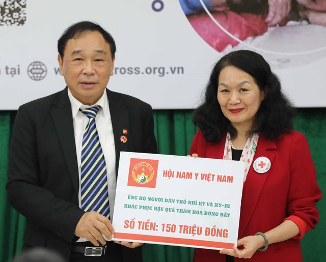 Hội Chữ thập đỏ Việt Nam tiếp nhận gần 10 tỷ đồng ủng hộ nhân dân Thổ Nhĩ Kỳ và Syria - Ảnh 3.