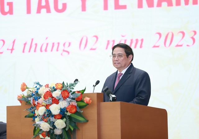 Thủ tướng Phạm Minh Chính: Tiếp tục đồng hành, quan tâm, tạo điều kiện, chia sẻ, ủng hộ ngành Y tế - Ảnh 3.
